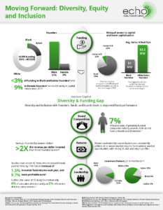 Echo Health Ventures Diversity, Equity and Inclusion Infographic